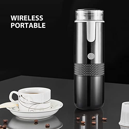 Portable Electric Espresso Machine - K capsules ground coffee