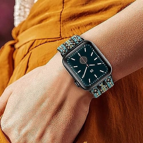 Watch Band for H80 1.47 Inch - Cotton Blue Grid 125-220 mm