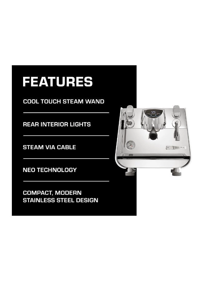 E1 Prima - Dual Boiler Volumetric Dosing App Control