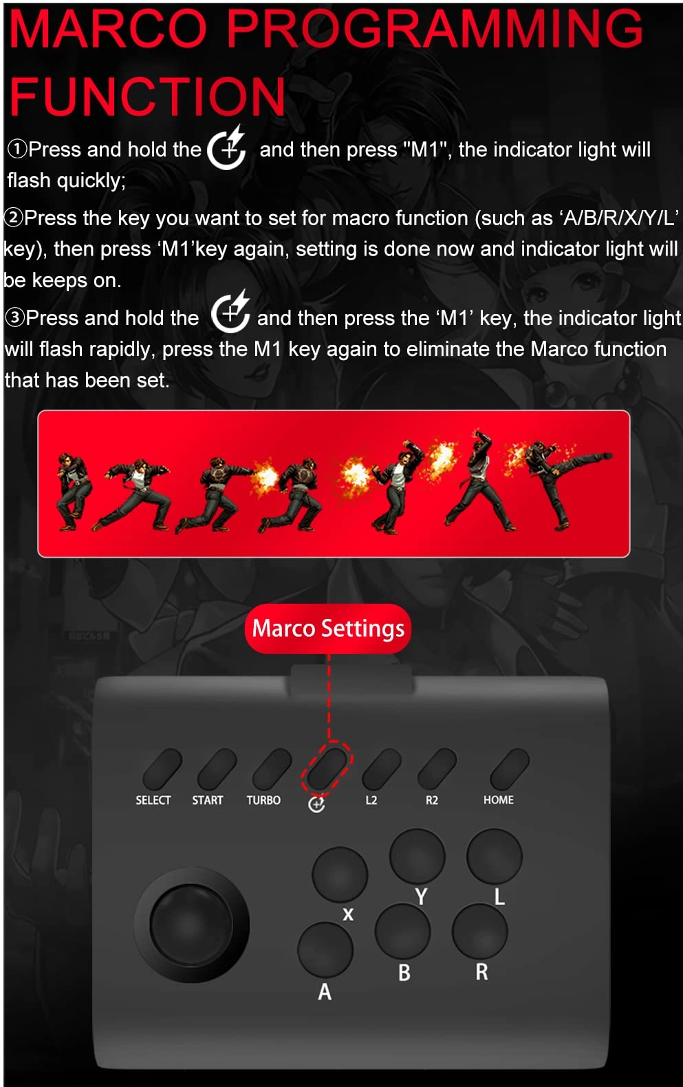 Arcade Fight Stick - Black