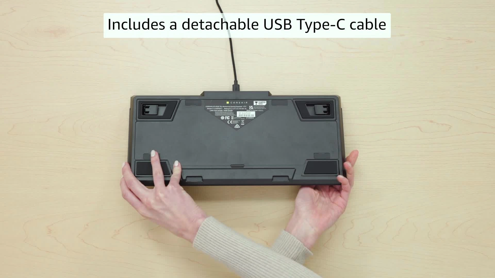 K70 TKL - QWERTY Wired