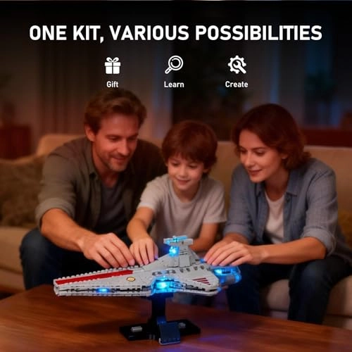 Light Kit Compatible with Lego Star Wars Venator-Class Attack Cruiser 75441