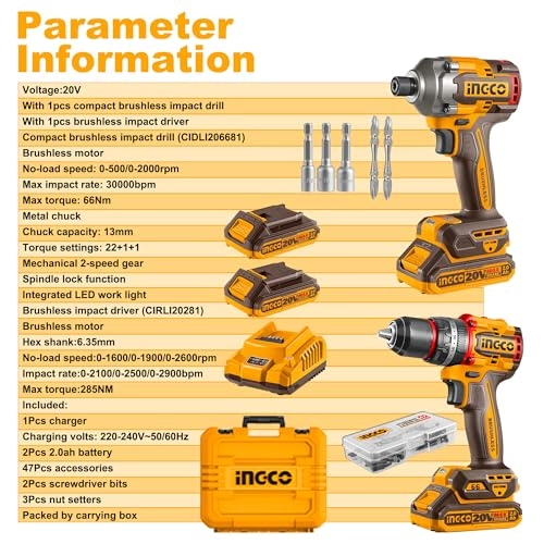 CIRLI20281 - 285NM 2.0Ah + CIDLI206681 - 66NM