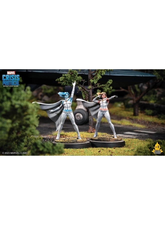 Marvel: Crisis Protocol: Emma Frost and Psylocke Character Pack - Tabletop Superhero Game