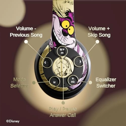 Disney Alice In Wonderland Wireless Headphone