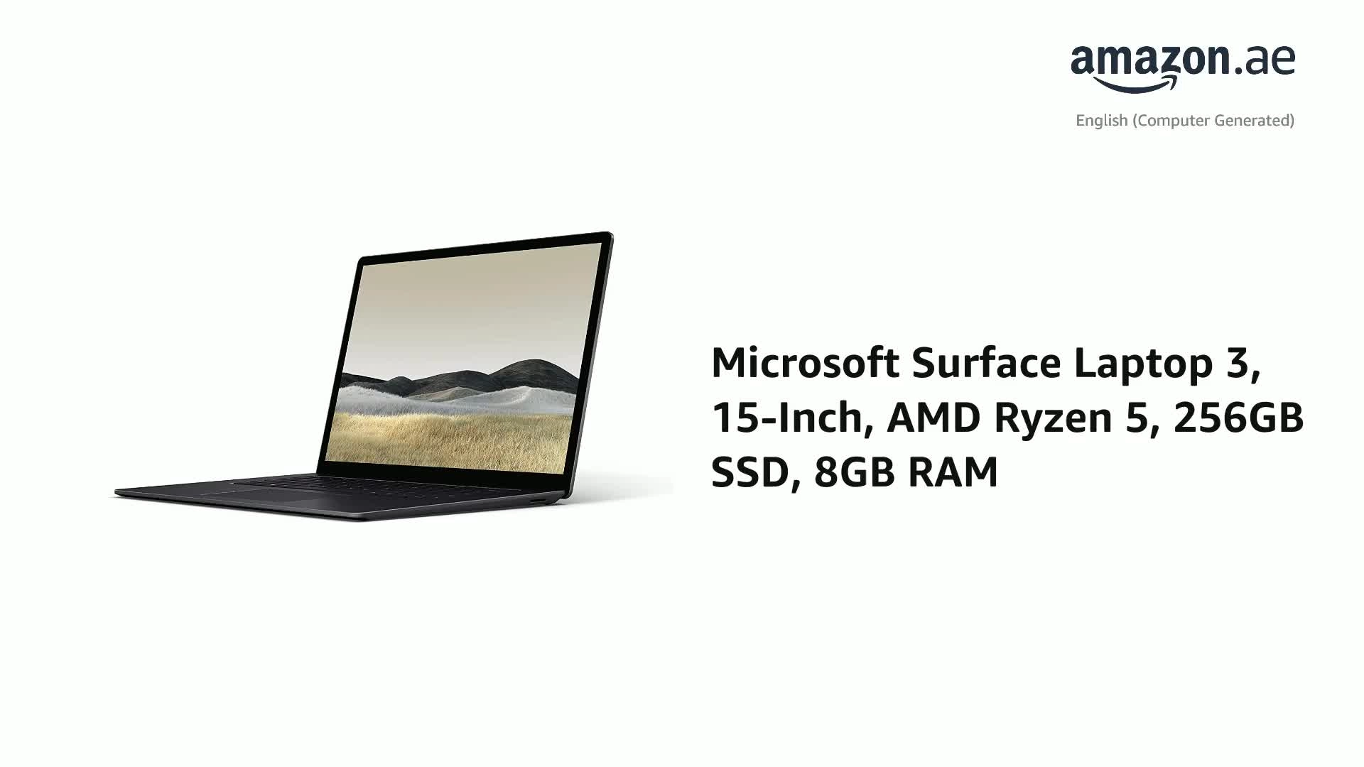 Surface Laptop 3 VGZ-00001 - 15'' Ryzen 5 Surface Edition 8GB DDR4 256GB SSD