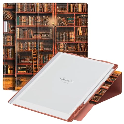 E NET-CASE 360 Rotating Folio Case with Built-in Pen Holder for Remarkable 2 10.3-inch (2020)