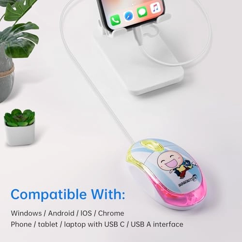 Wired USB C Mouse - USB