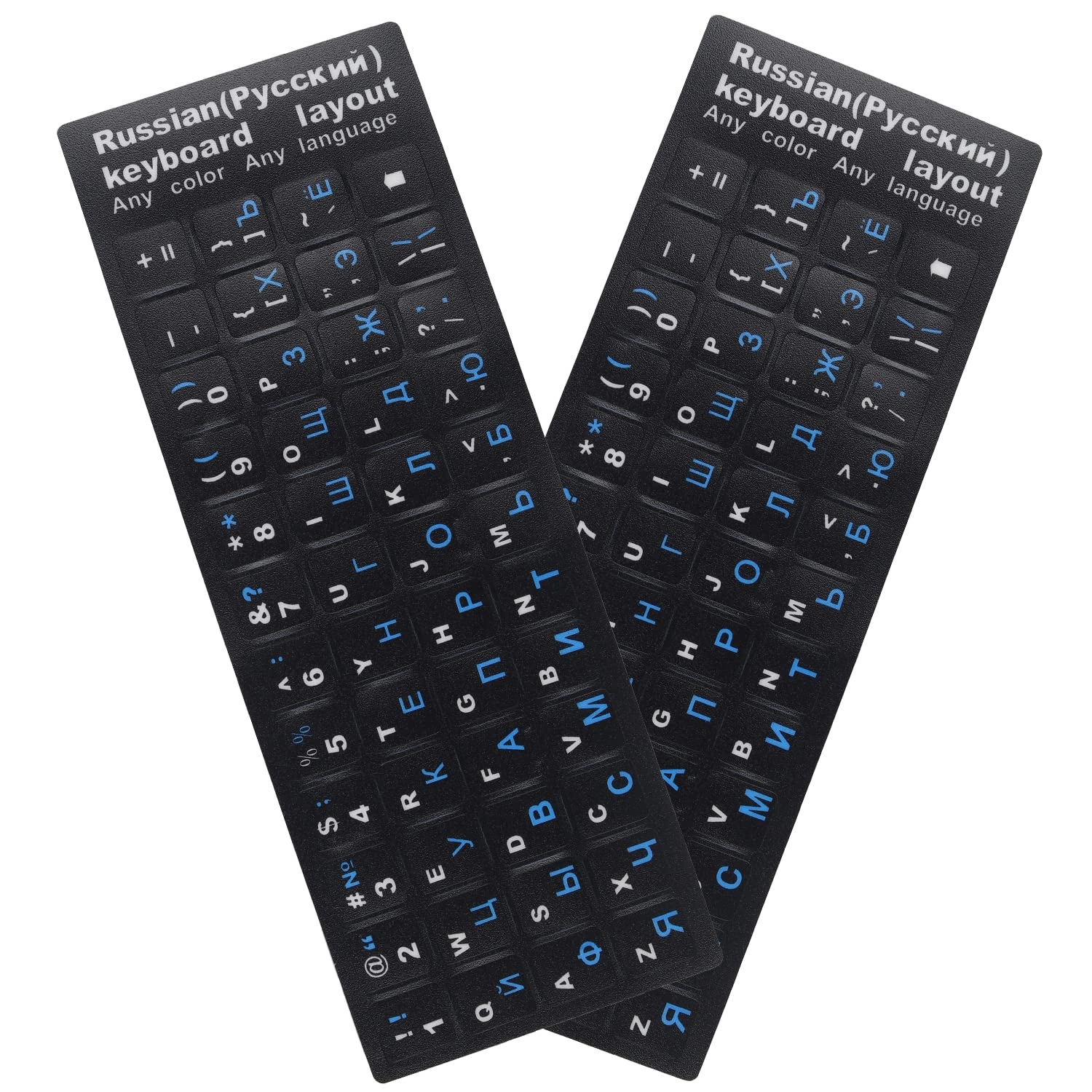 MUBUY-GOL Universal Russian Keyboard Stickers