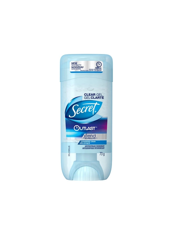 Outlast Antiperspirant and Deodorant Clear Gel - Completely Clean 200 gram