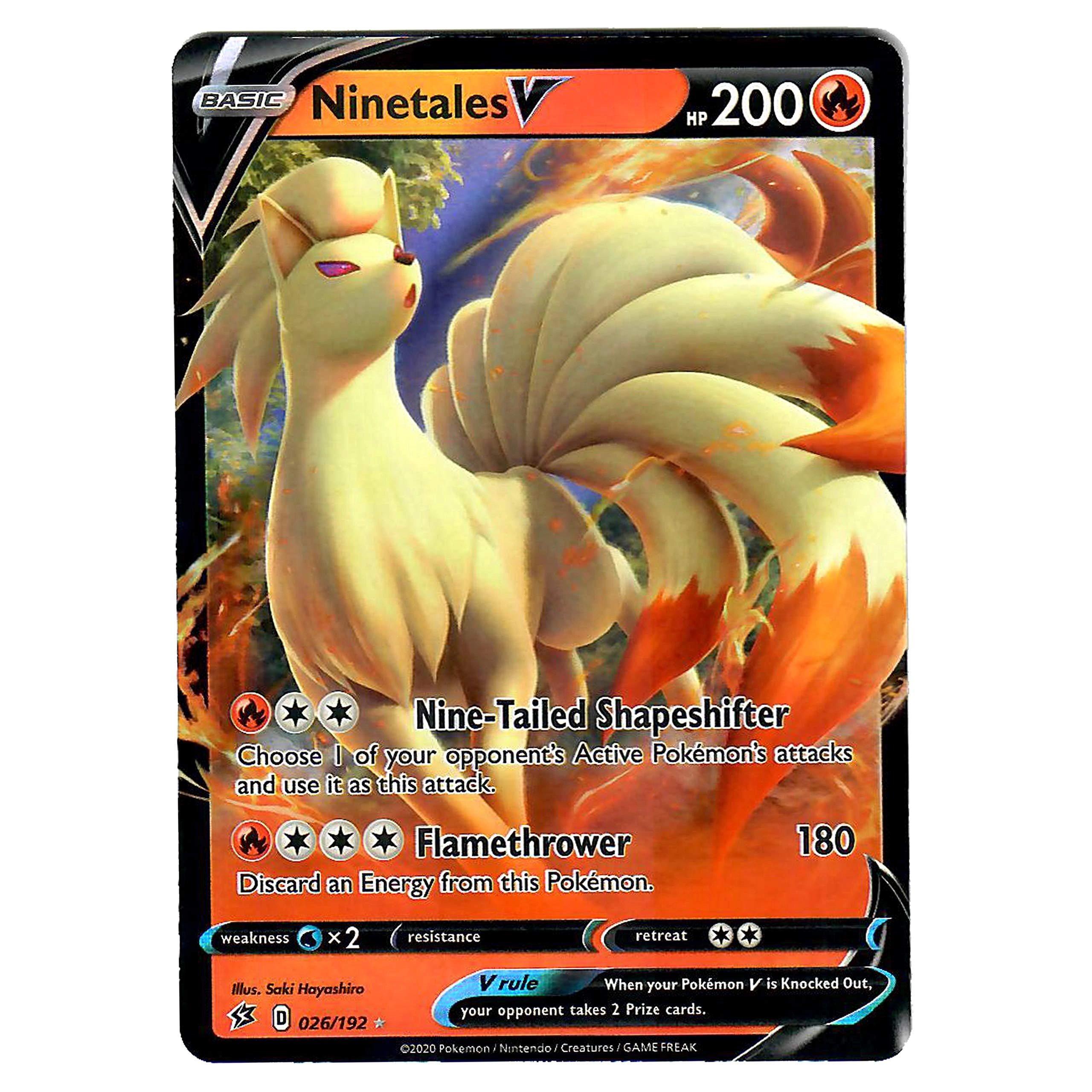 Pokémon Ninetales V 026/192