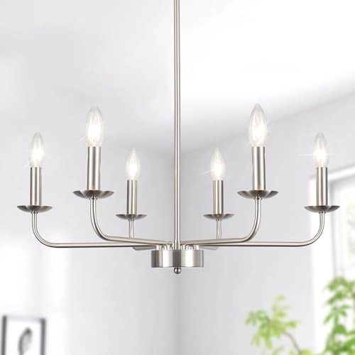 6 Light Chandelier - 30cm 185cm