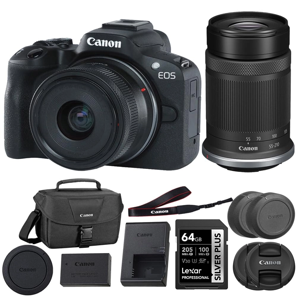 EOS R50 + RF-S18-45mm + RF-S55-210mm