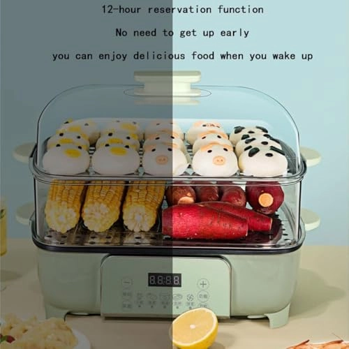 360° Steam Cycle Electric Food Steamer - 26L