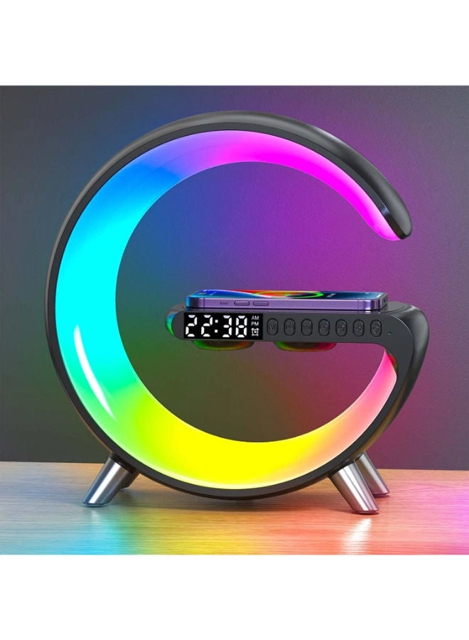 Atmosphere Lamp - Wireless Charger Bluetooth Speaker Dimmable Night Light