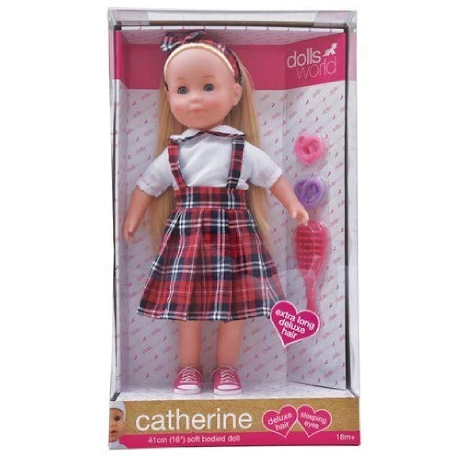Dolls world Catherine Doll - 41 cm Blonde Hair