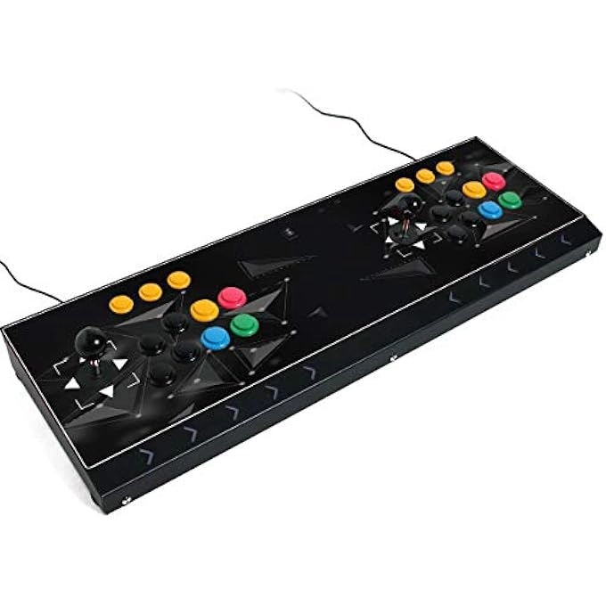rayihni ARCADE JOYSTICK - BLACK NEOGEO MINI/PC/PS CLASSIC/NINTENDO SWITCH/PS3/ANDROID/RASPBERRY PI