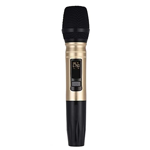 UHF Dual Frequency Wireless Handheld Microphone + Receiver - 2 Microphone