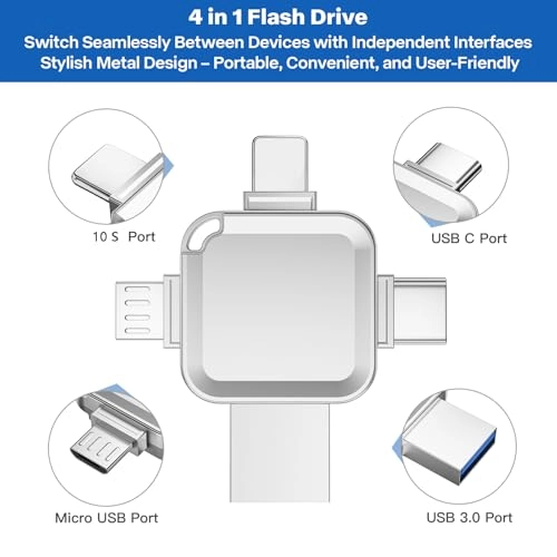 4 in1 USB Flash Drive - 64GB