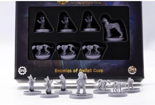 Animal Adventures: Secrets of Gullet Cove - Enemies of Gullet Cove - RPG Villain Miniatures Ready to Paint 5e Compatible
