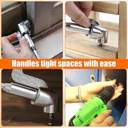 Right Angle Drill Adapter - 105 Degree 1/4" Hex Shank