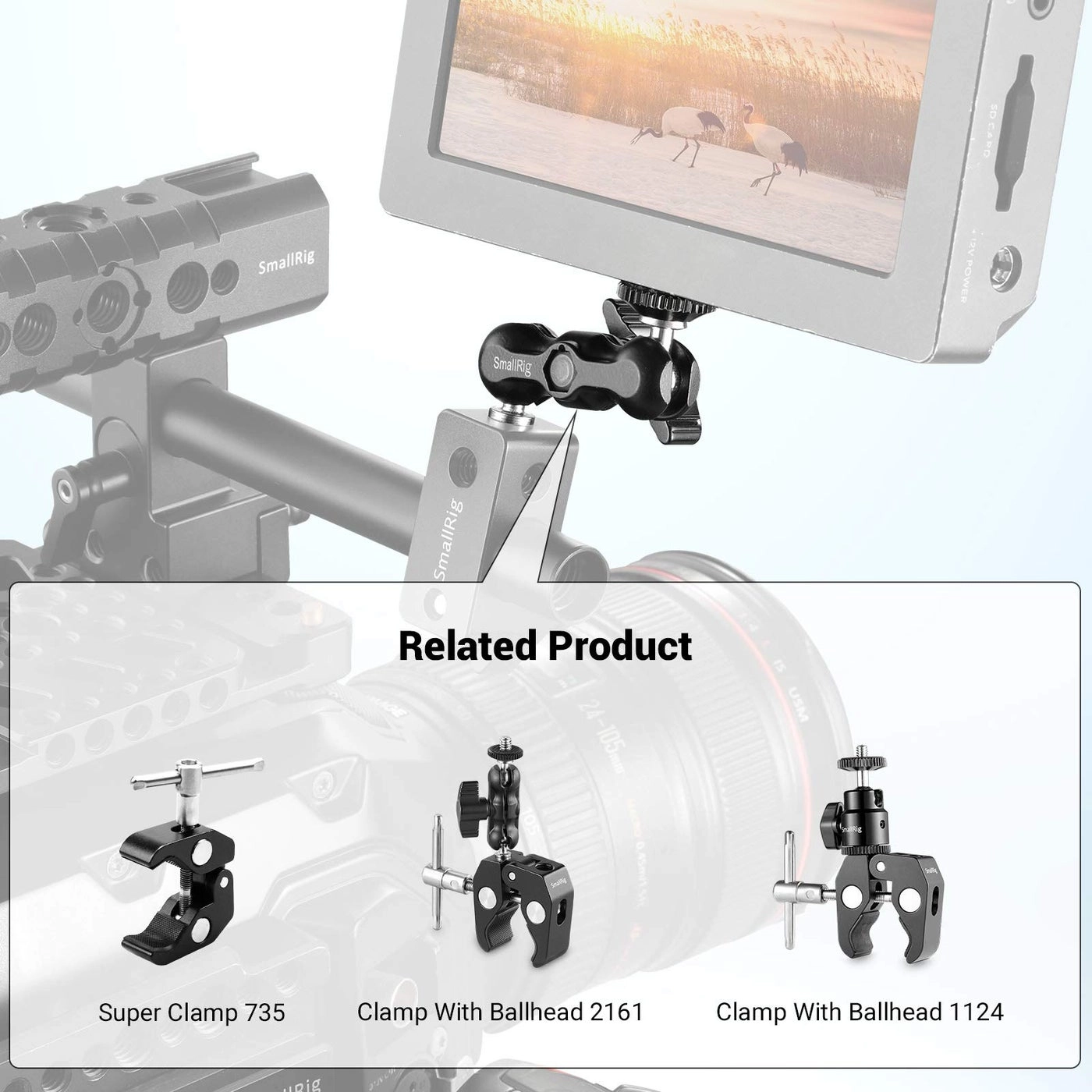 Universal Magic Arm with Small Ballhead - 2pcs