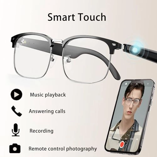Smart Bluetooth Glasses - 144 Languages Bluetooth 5.3