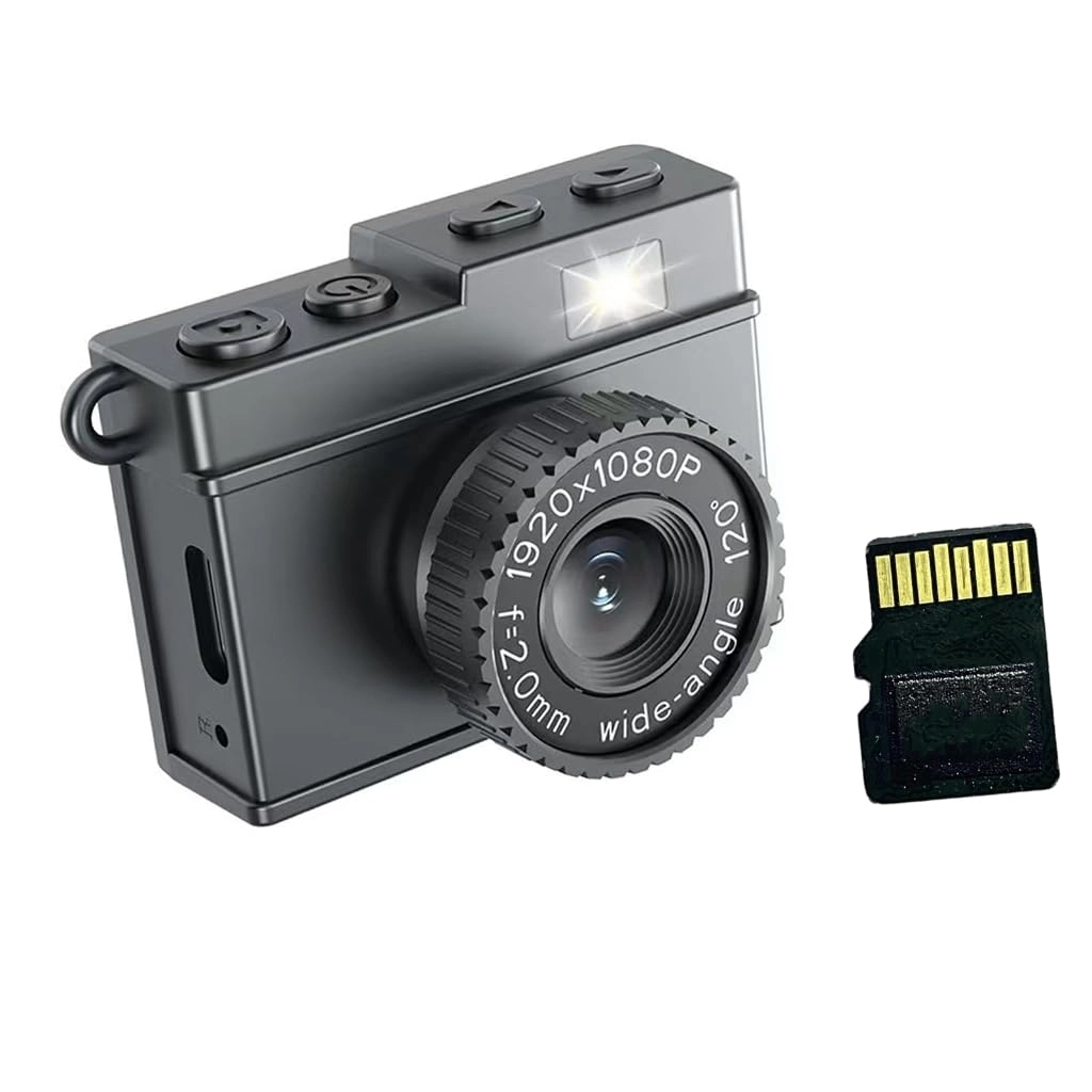 Mini Digital Camera - 1080P 1.14inch Screen