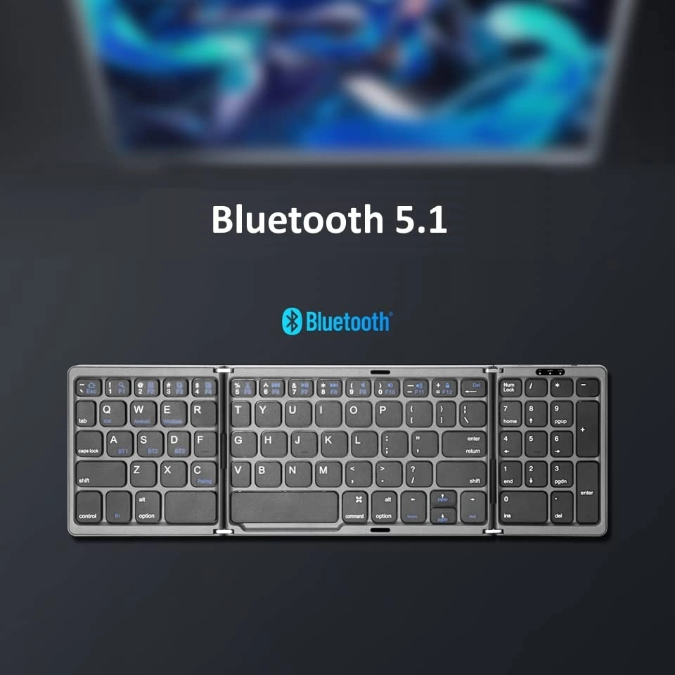 Foldable Bluetooth Keyboard