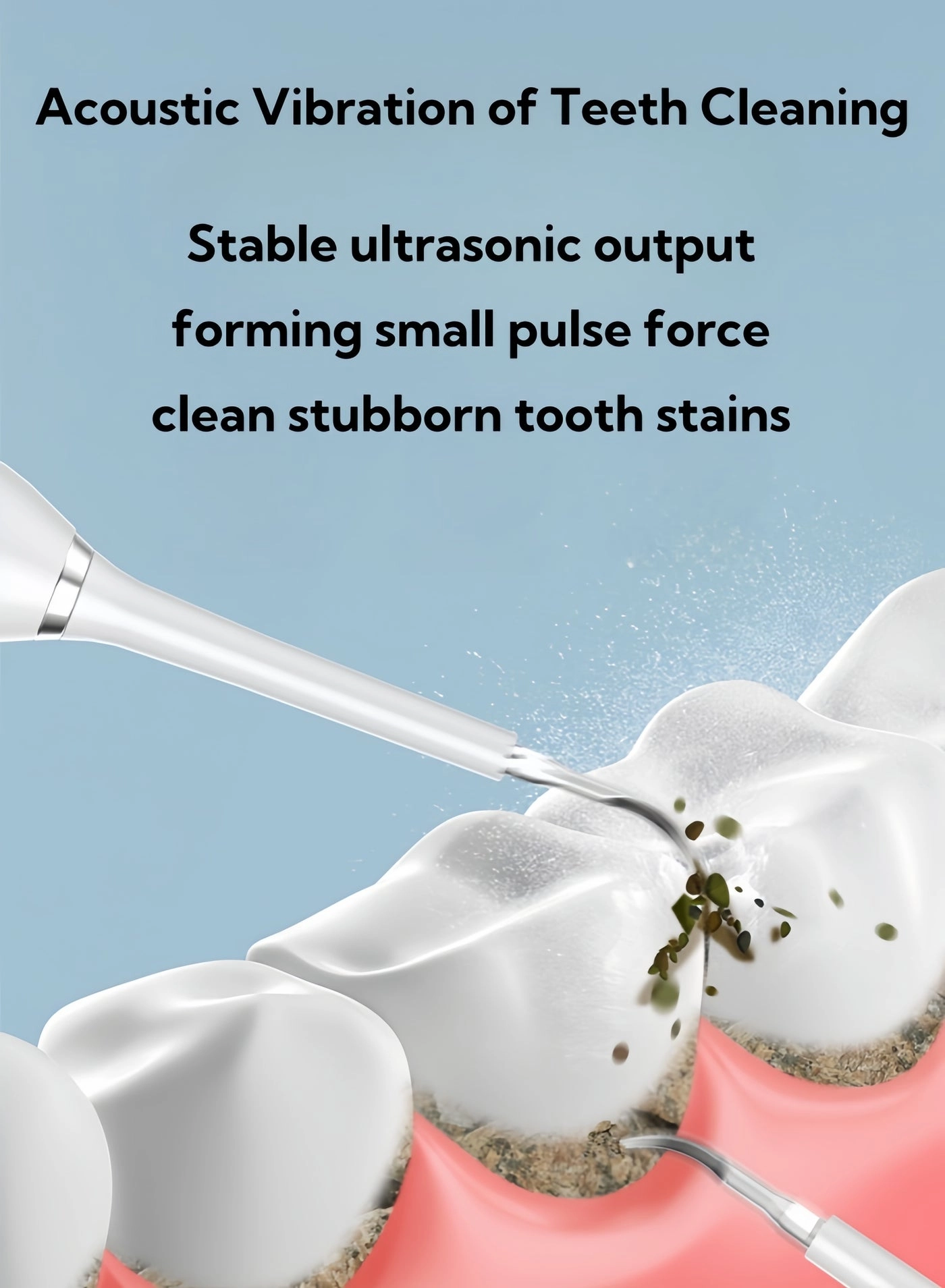 Sonic Electric Tooth Cleaner - 4 Cleaning Heads 5 Modes