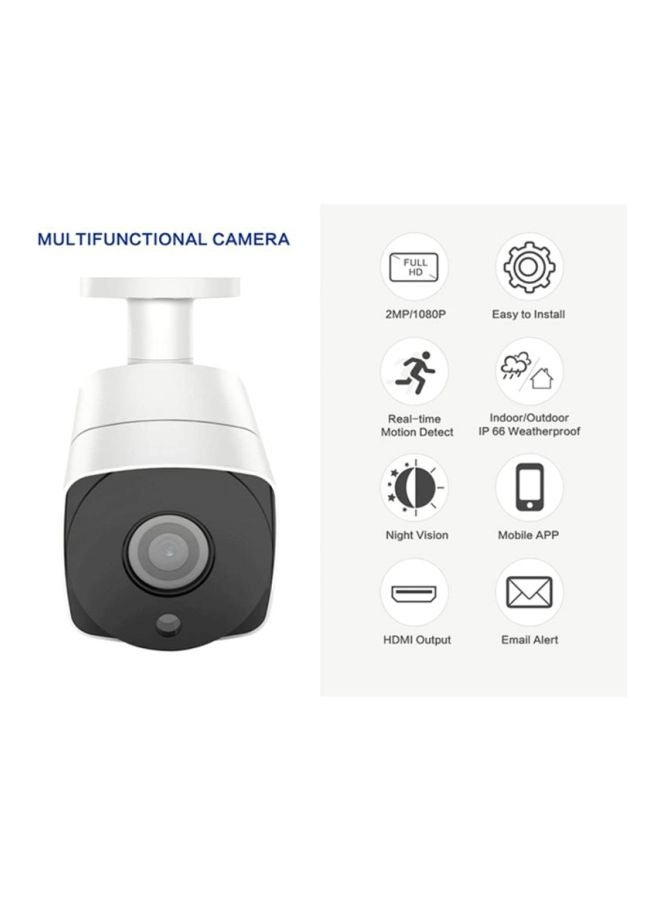 8CH 1080N AHD DVR + 1080p Bullet Camera - 8PCS + 1TB Hard Disk