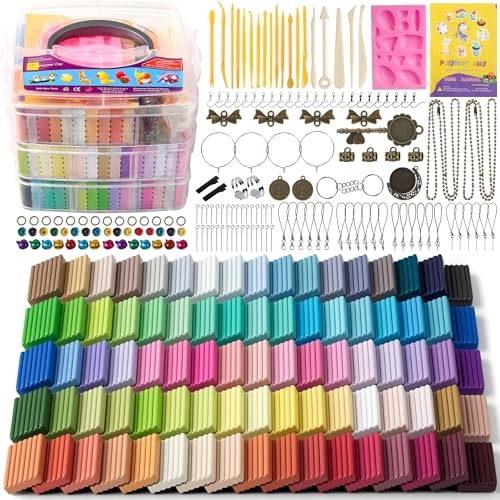 Aestd-ST Polymer Clay Kit - Polymer 2.09 Kg 85pcs.