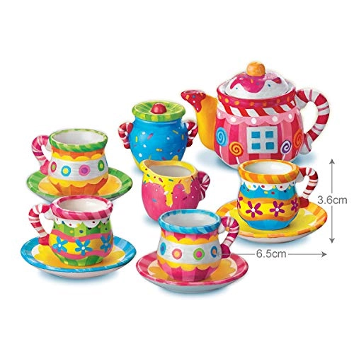 Paint Your Own Mini Tea Set - 13-piece