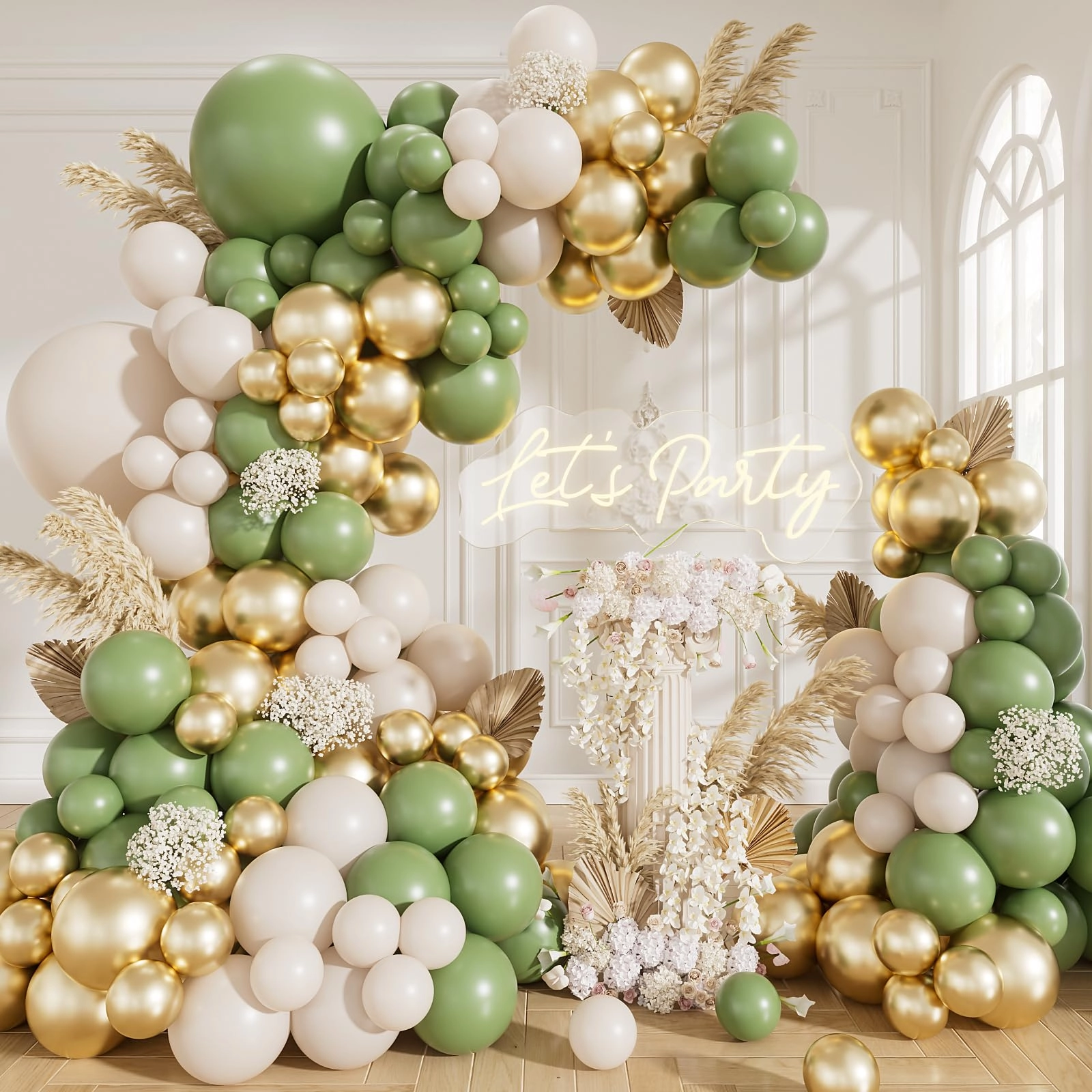 adeyoo Balloons Garland Arch Kit - 117PCS Birthday Graduation