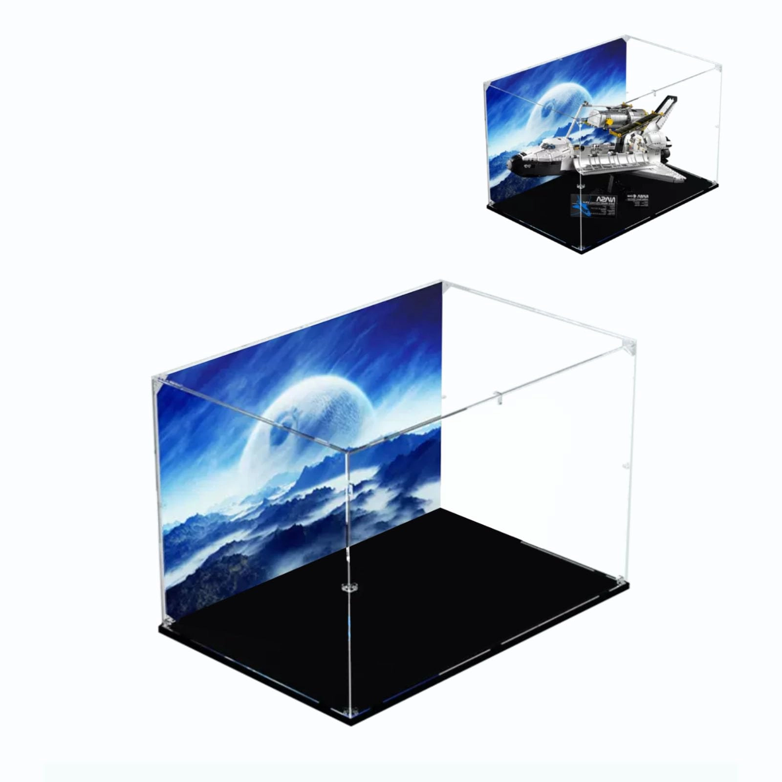 Figures Display Box for LEGO 10283 - Acrylic Dustproof 60x40x40cm