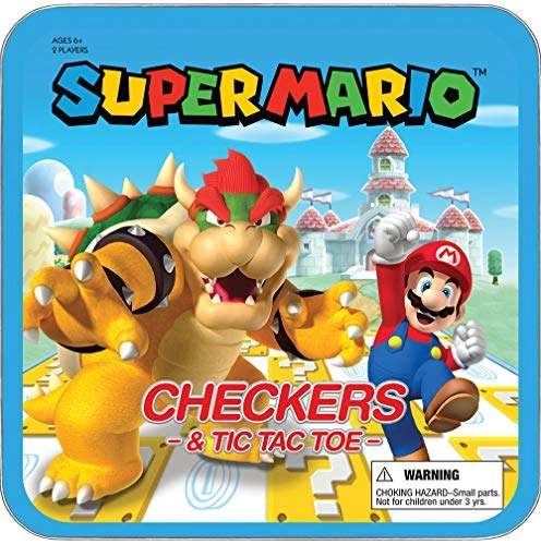 Super Mario Checkers & Tic Tac Toe