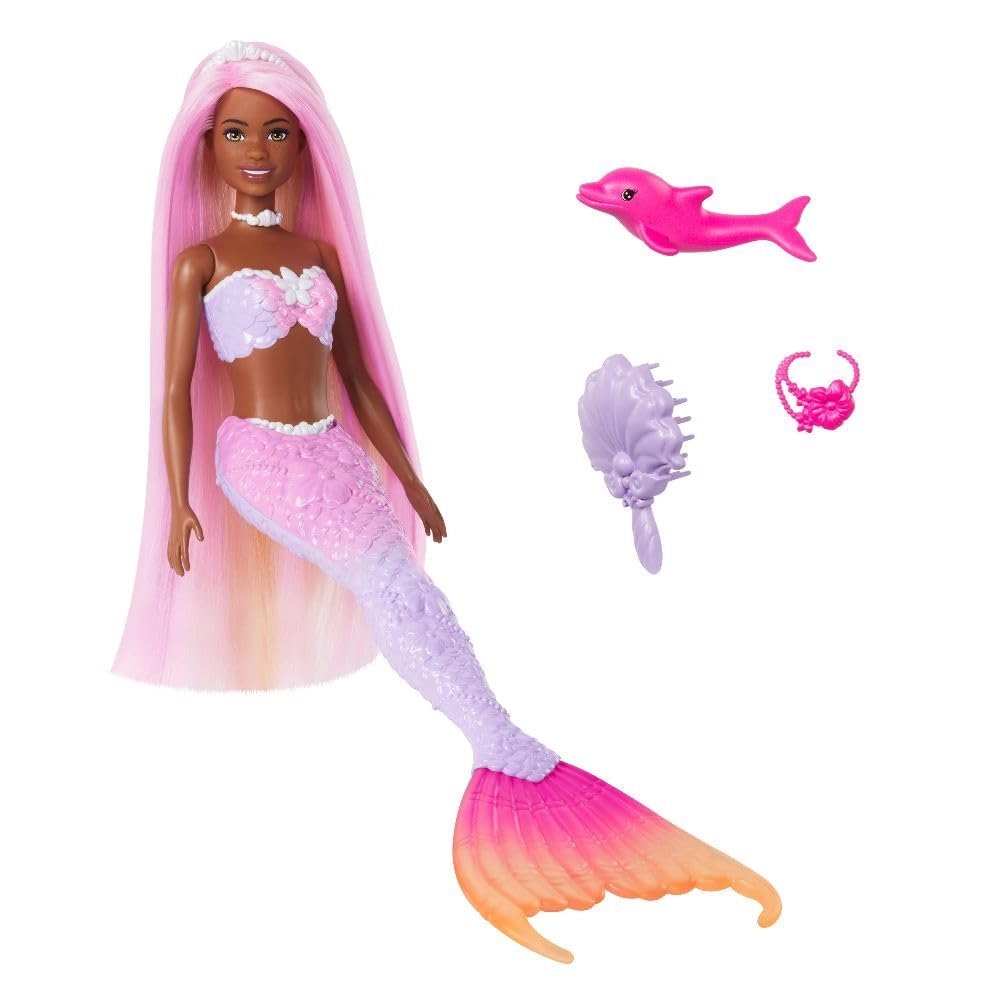 Brooklyn Mermaid Doll - Pink Hair Water-Activated Color Change Ages 3+