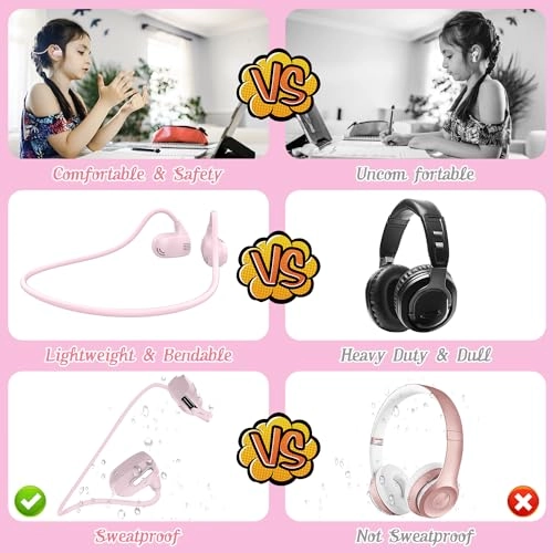 Open EarHeadphones - 13g 10H Playtime Bluetooth 5.4