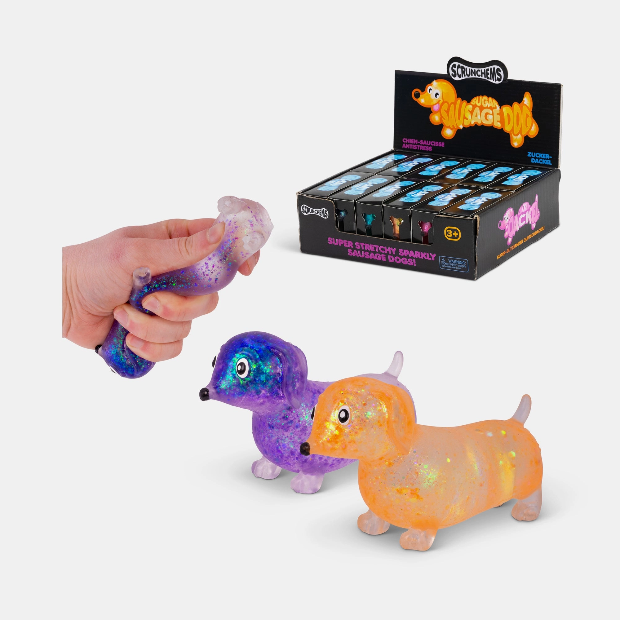 Scrunchems Sugar Sausage Dog Assortment 3 cm Multicolor