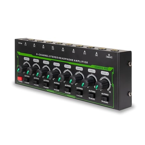 HA800S - 8-Channel Stereo Headphone Amplifier