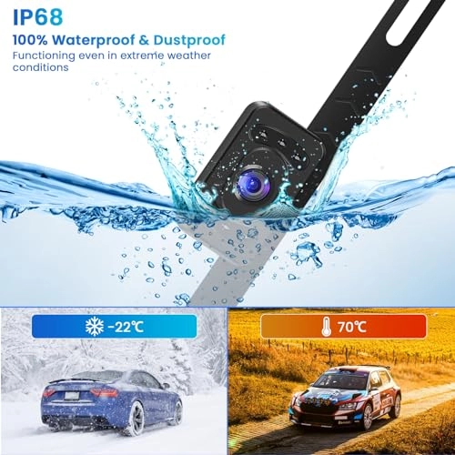 AHD Wireless Rear View Camera IPS-Monitor - Night Vision 720P