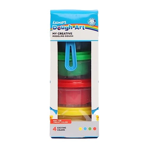 Luxor Doodles Double Decker Dough Pot - 4 colors 8 Design Moulds