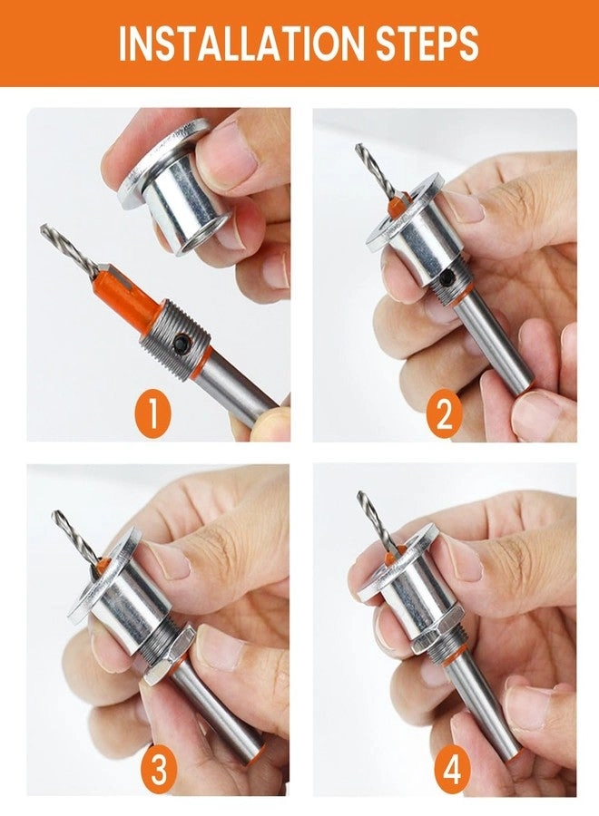 Countersink - Carbide Tipped 5Pcs