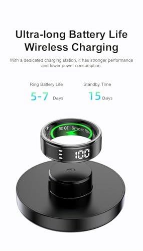 Smart Ring - Touchscreen Silver Size 10