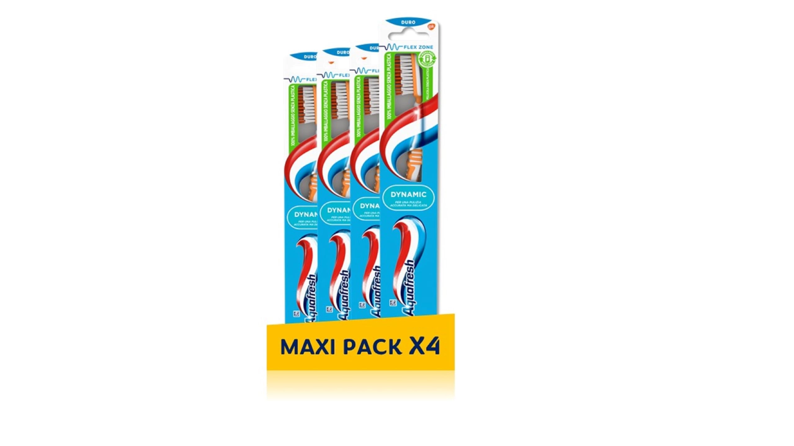 Haleon Spain, S.A. Dynamic Adult Toothbrush - Soft 4-Piece Pack