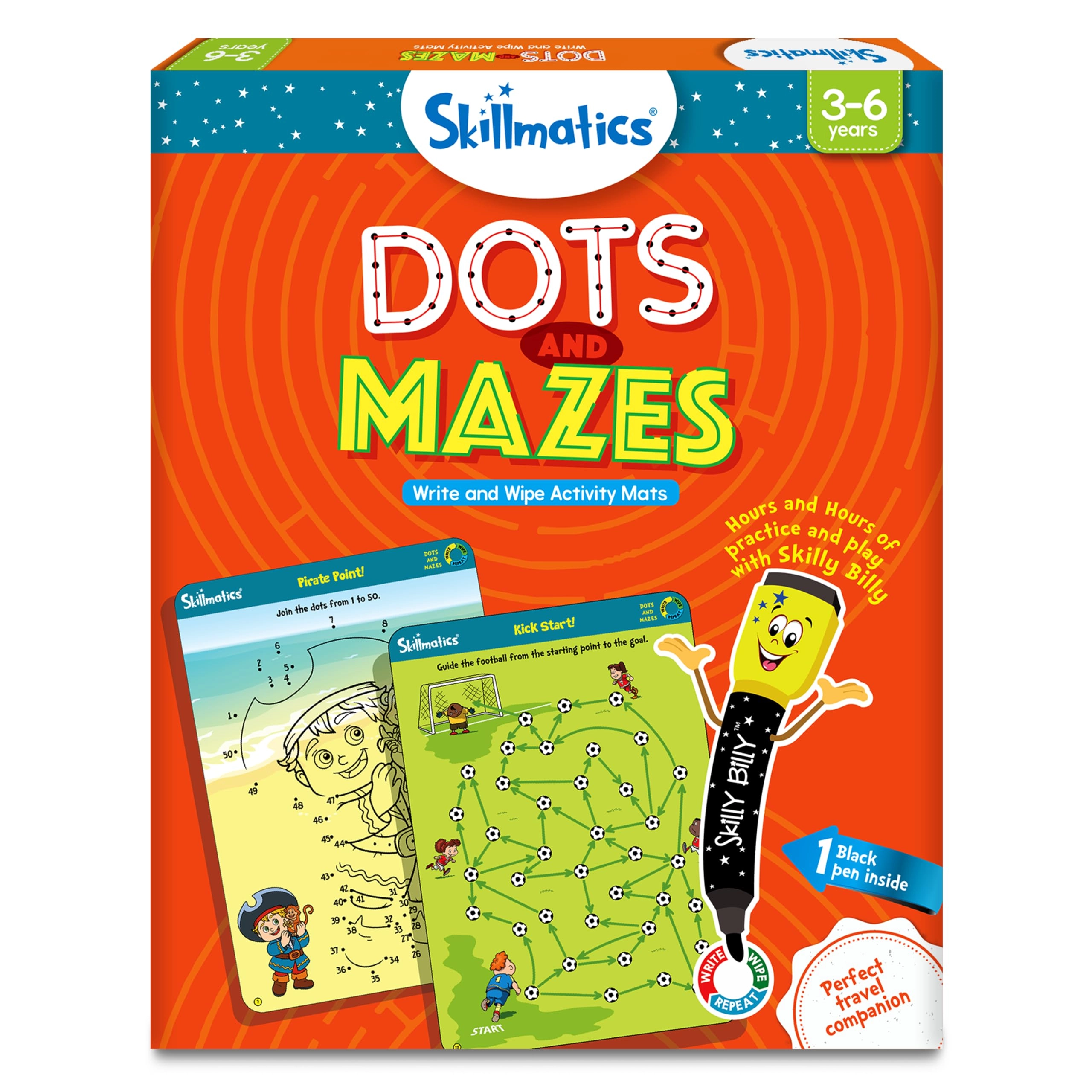 Skillmatics Dots And Mazes - 36 months - 3 years 6 pieces