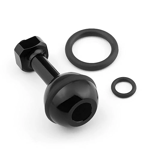 Ball Head Adapter - 1 inch Aluminum 1/4'' Screw