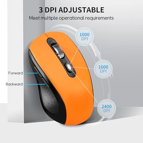 Ergonomic Optical Mouse - USB Wireless