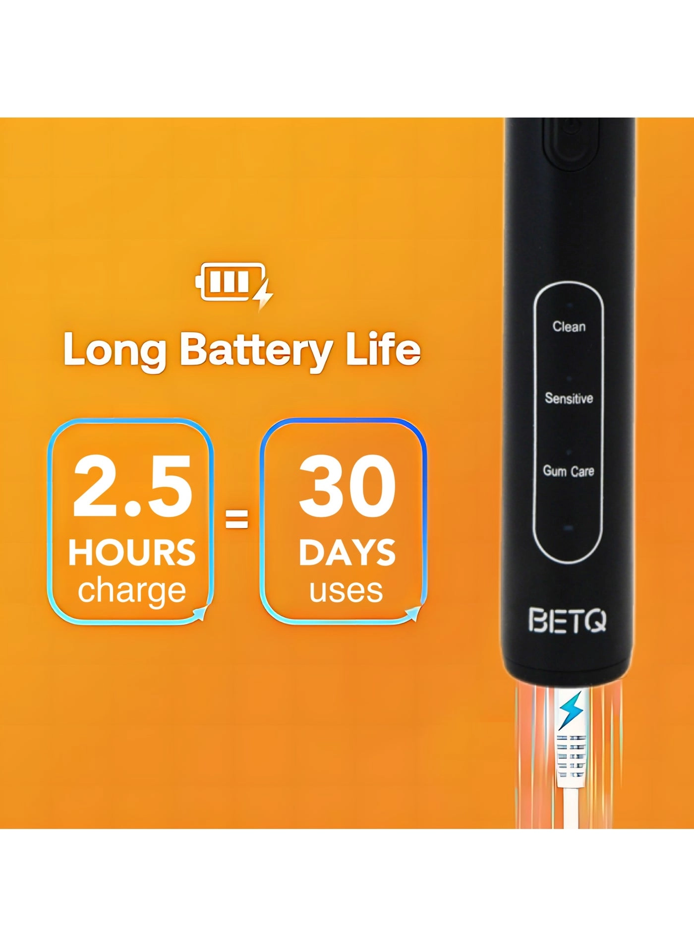 P1 - Portable Series Rotary Electric Toothbrush Dupont Brush Heads*4 Travel Case Use Time > 30 Days