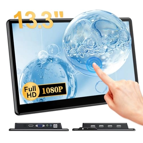 JUNEBOX Portable Touch Screen Monitor - 1080P 13.3''